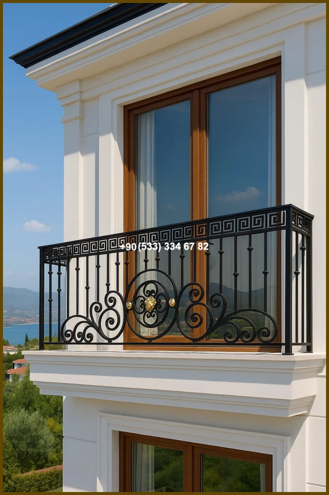 BALKON KORKULUK MODELLERİ-BALKON KORKULUK ÇEŞİTLERİ- FERFORJE BALKON KORKULUK
